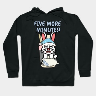 Lazy bunny cant get out of bed Hoodie